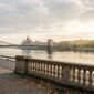 Morning Budapest cityscape across Danube River