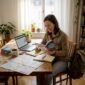 Woman planning European multi-country trip