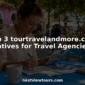 Travel agent planning customized itineraries