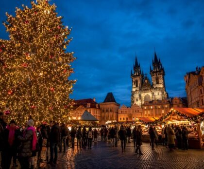 Prague Christmas market in Old Town Square