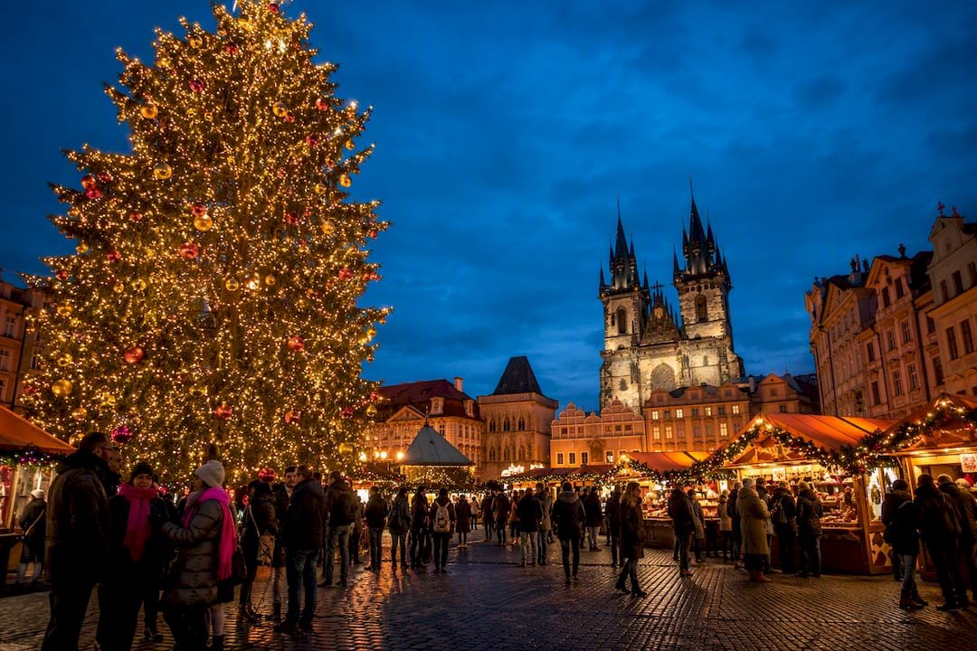 Prague Christmas market in Old Town Square