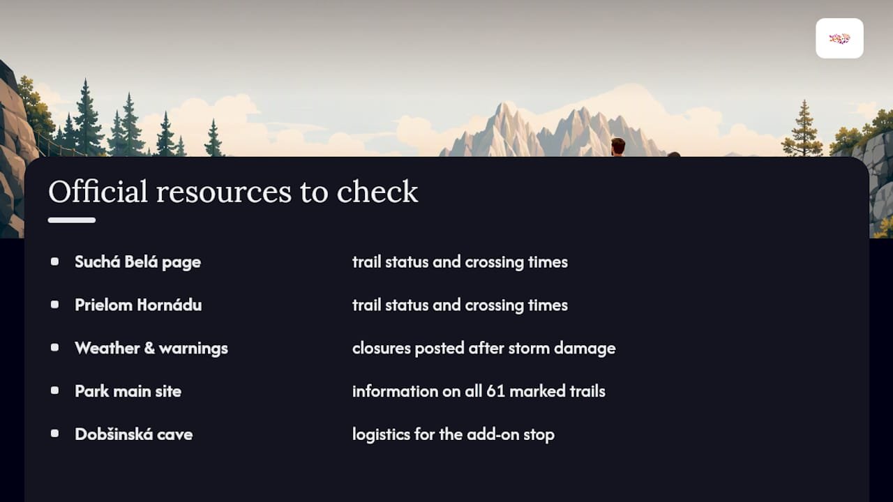 Official Resources to Check Before You Hike — overview diagram