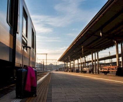 Early train beginning the Budapest to Eger journey