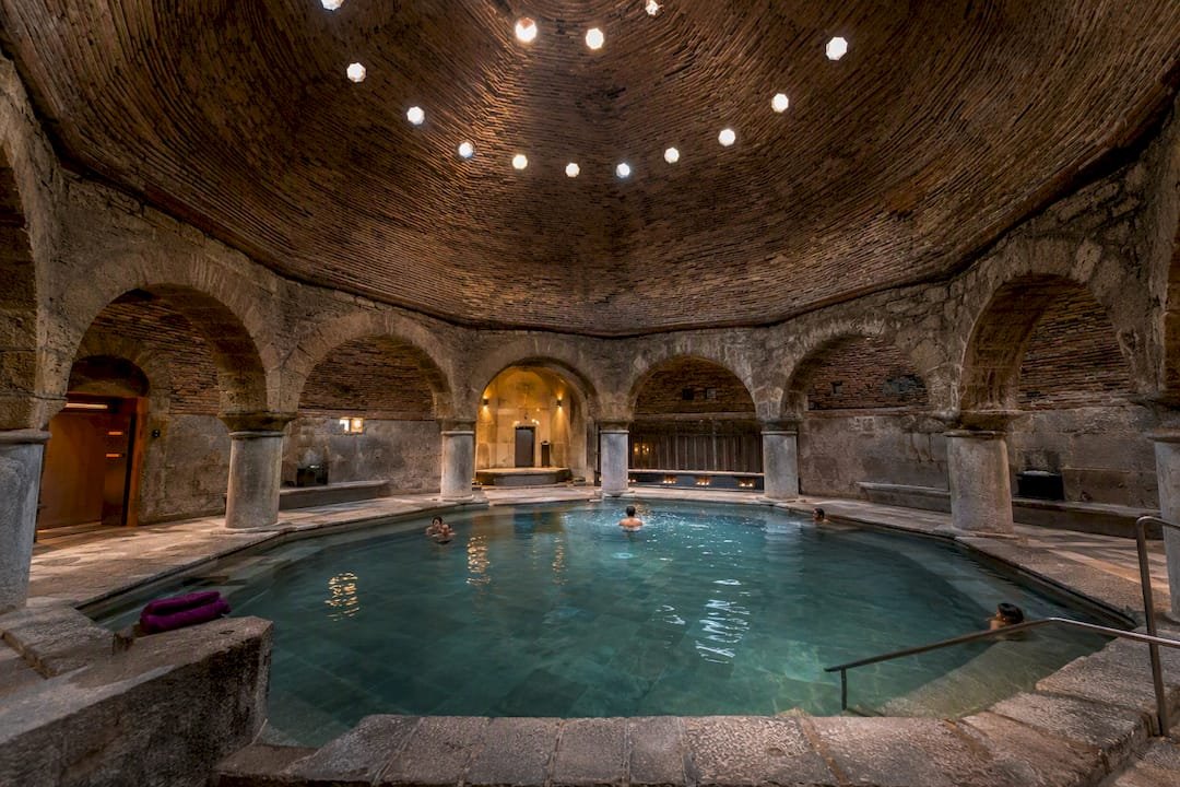 Ottoman dome above Rudas thermal pool